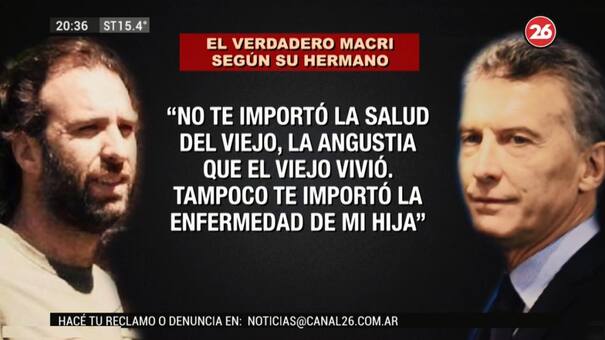 Macri vs Macri: "Hermano", el libro de Mariano contra Mauricio