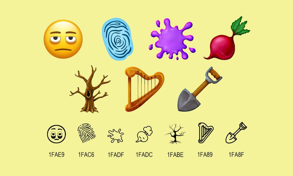 Nuevos emojis de WhatsApp. Foto: Emojipedia.