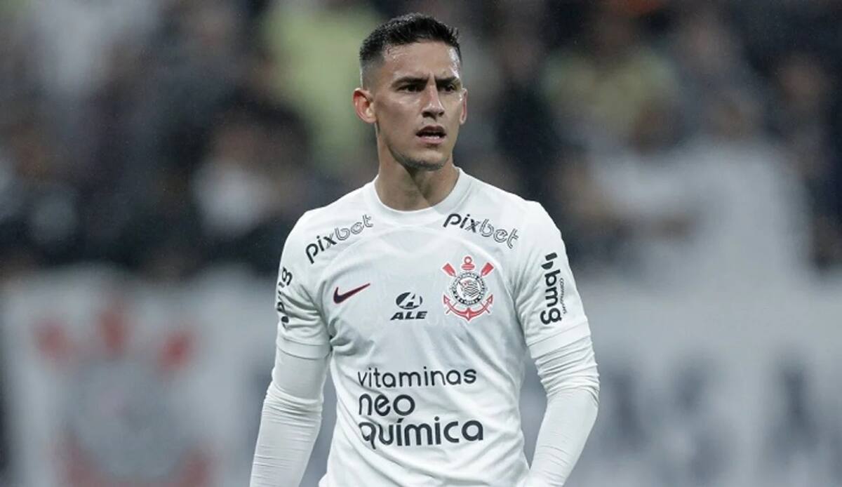 Matías Rojas en el Corinthians. Foto: NA.