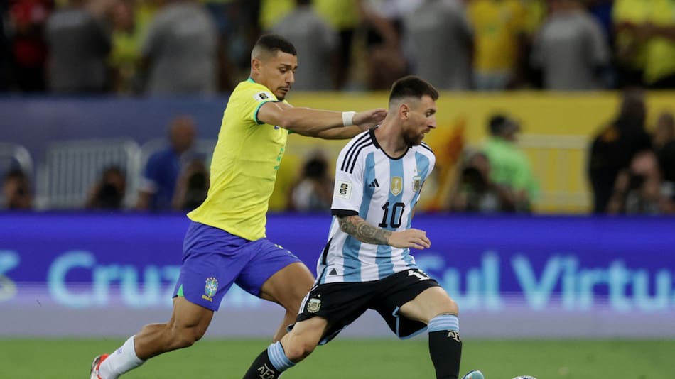 Eliminatorias, Brasil vs. Argentina. Foto: REUTERS.