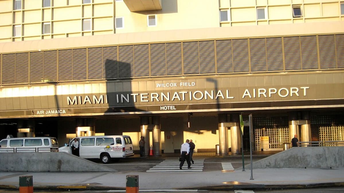 Aeropuerto Internacional de Miami.
