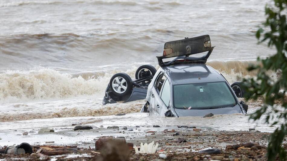 Desplazamiento de tierras en Italia. Foto: REUTERS.