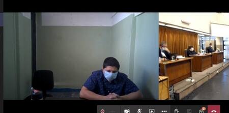 Marcos Bazán en el juicio por el crimen de Anahí Benítez