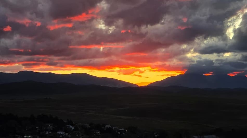 Atardecer en Sierra de la Ventana