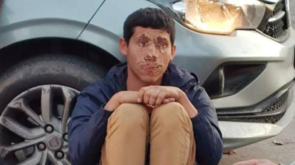 Dino Nicolás Meneses, el policía imputado por el doble crimen de Zárate. Foto: Télam.