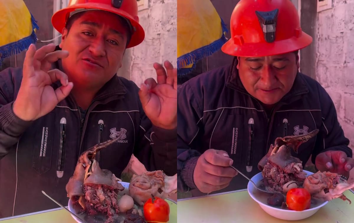Destacó el sabor de la oreja y defendió la comida tradicional frente a las hamburguesas y otros productos.