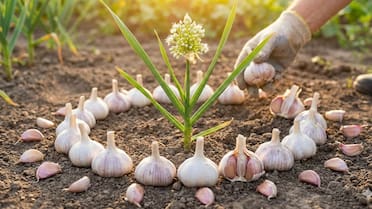 Un truco natural y efectivo: el efecto que produce plantar dientes de ajo alrededor de las plantas