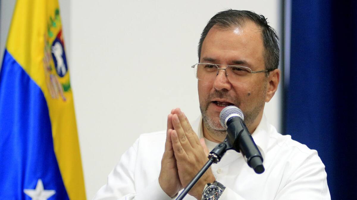 Yván Gil, canciller de Venezuela. Foto: EFE.