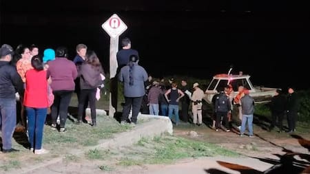 Búsqueda en río Coronda. Foto: La Nación