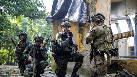 Miembros del comando militar SOCSOUTH. Foto: X @SOCSOUTH