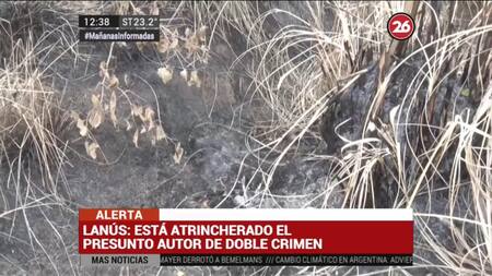 Hallan dos cuerpos carbonizados, doble crimen en Villa Fiorito, Lanús