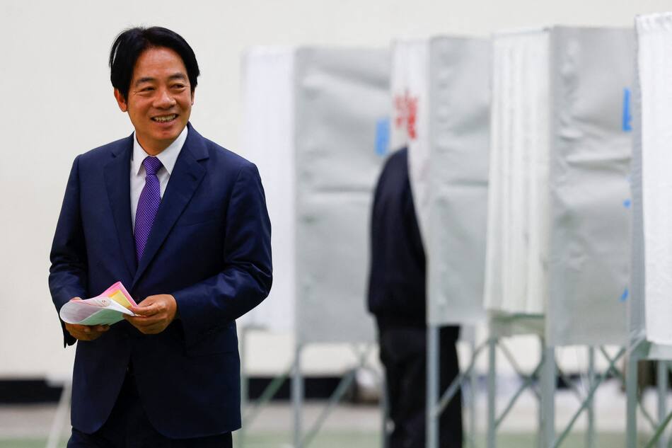 William Lai, nuevo presidente de Taiwán. Foto: Reuters.