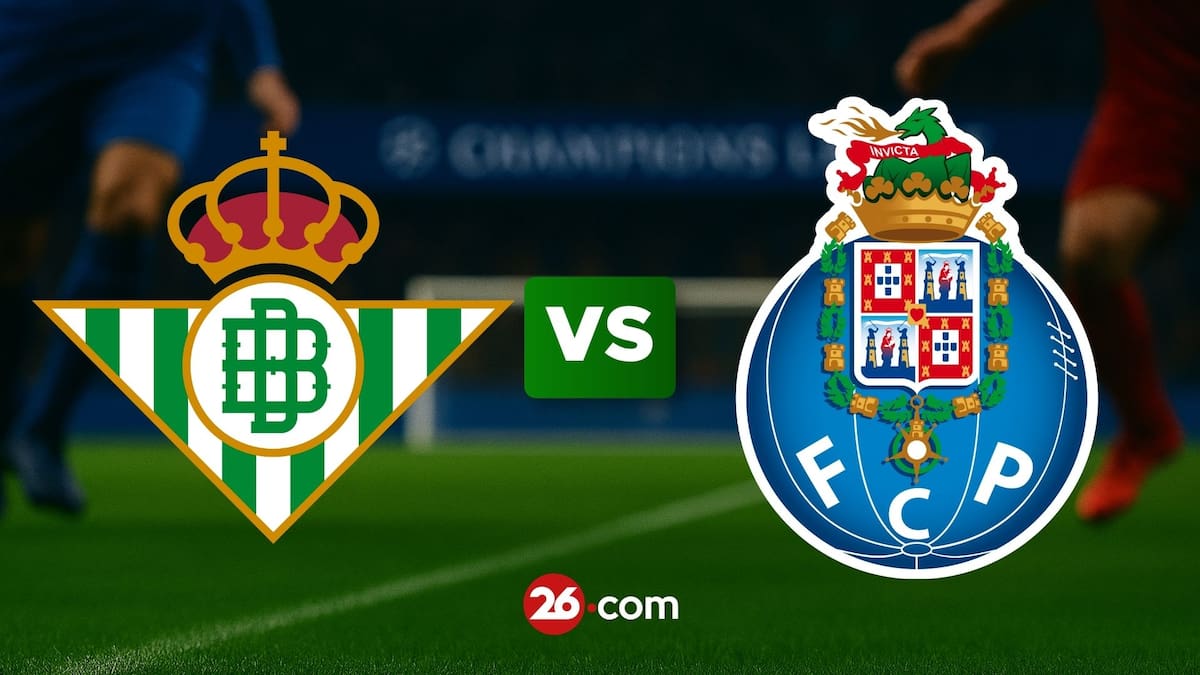 Portada de Betis vs Porto por la Champions League.