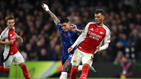 Enzo Fernández; Chelsea vs. Arsenal. Foto: EFE.