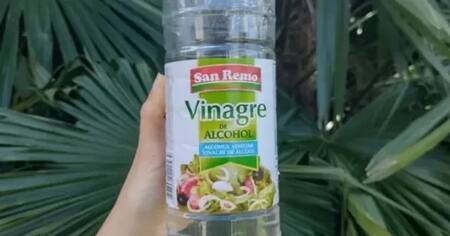 Vinagre de la marca San Remo. Foto: redes sociales.