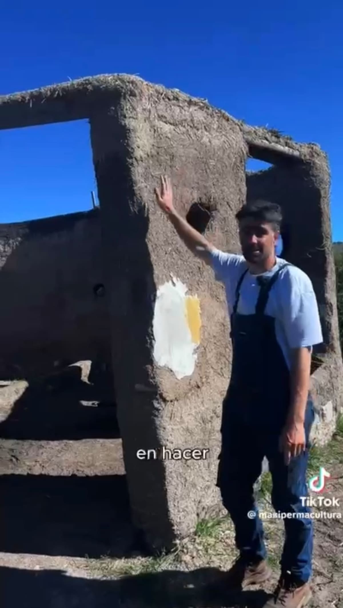 Maxi Sánchez, experto en bioconstrucción.