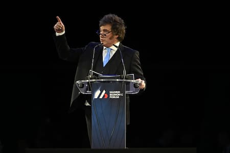Javier Milei en el Foro Económico de Madrid