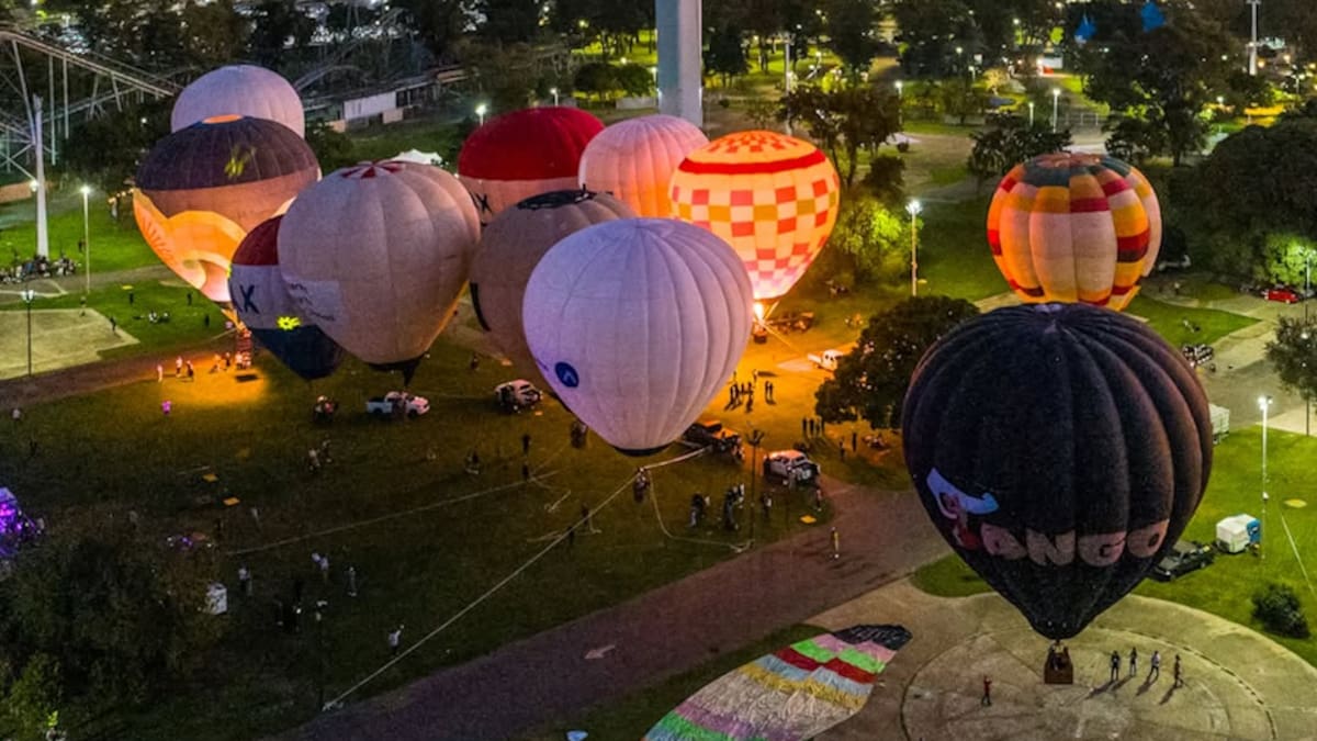 Buenos Aires Flota, el festval de globos aerostáticos.