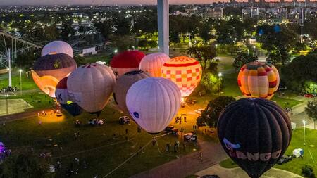 Buenos Aires Flota, el festval de globos aerostáticos.
