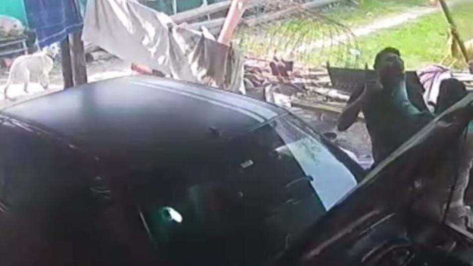 Asesinato en General Rodríguez´. Foto: captura de video