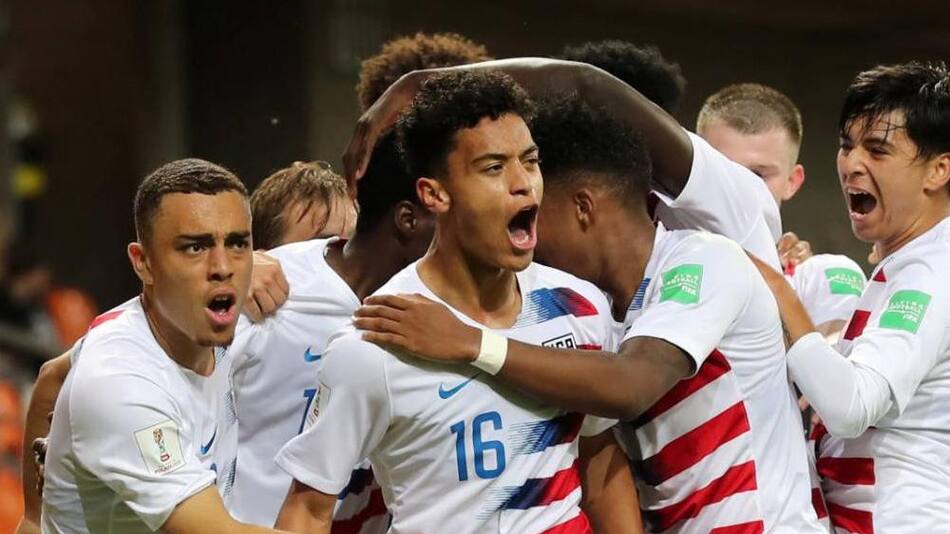 Mundial Sub20 de Polonia - Estados Unidos vs. Nigeria - Gol de Estados Unidos - Fútbol - Deportes