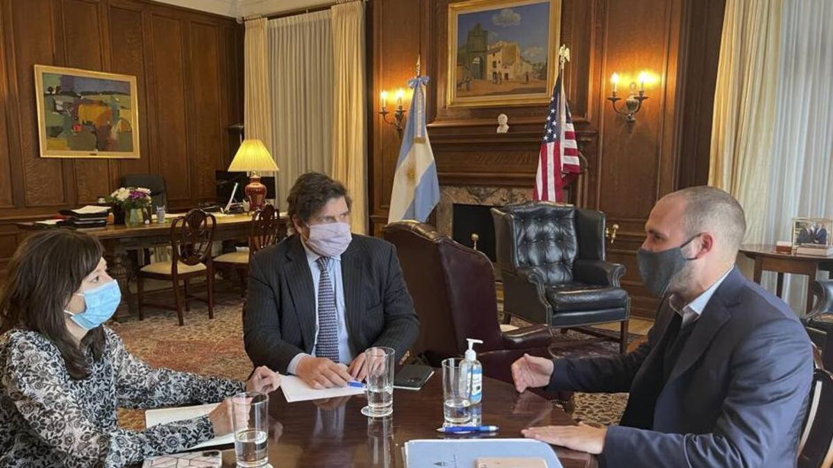 Martín Guzmán, ministro de Economía de Argentina, reunión con FMI, NA