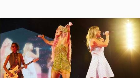 Karol G. y Amaia Montero. Foto: X/amaiamonterooficial