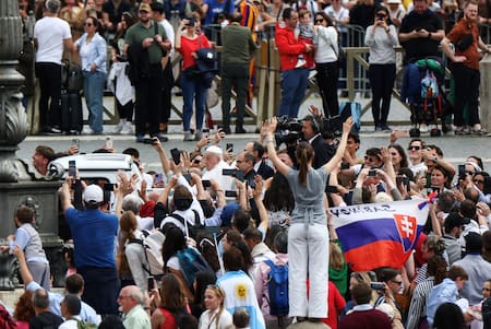 El Papa Francisco celebra la Pascua. Foto: Reuters/Guglielmo Mangiapane.