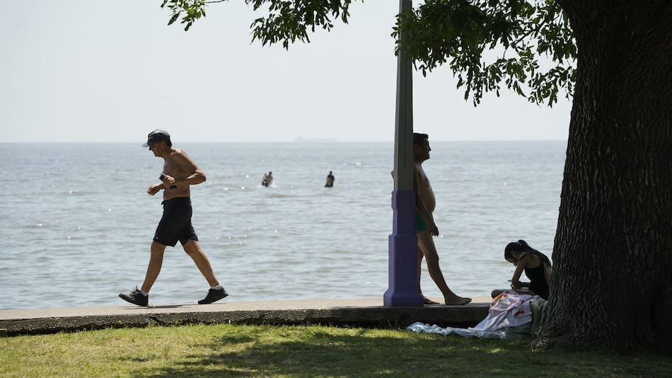 Calor extremo en la provincia de Buenos Aires.