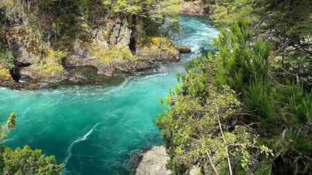 Cascada Los Alerces. Foto @tripinargentina.
