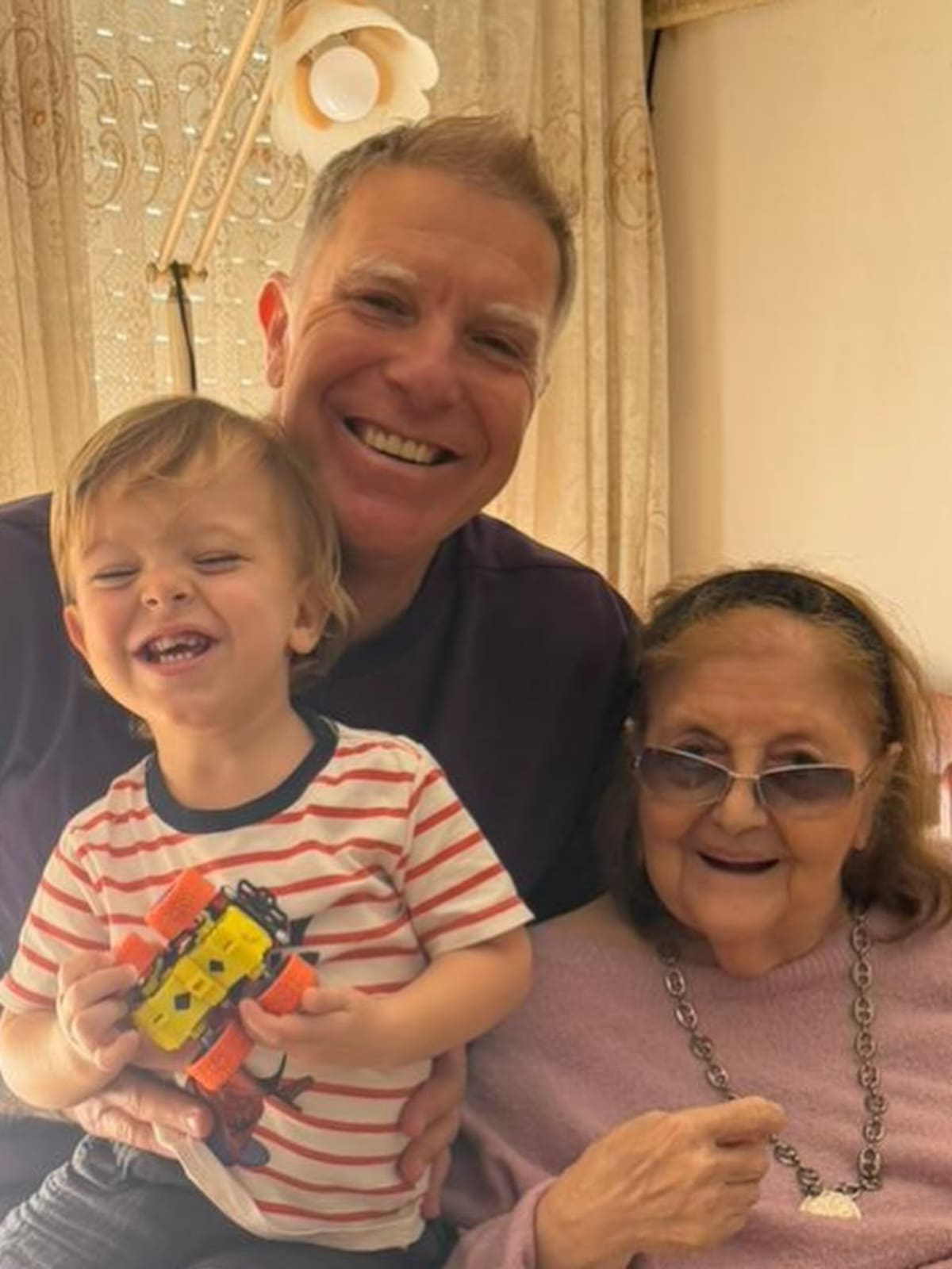 Fantino y su mamá