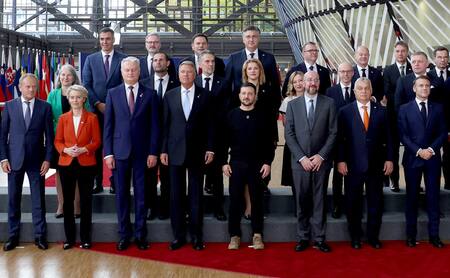 El presidente de Ucrania, Volodímir Zelenski, en la cumbre del Consejo Europeo en Bruselas, Bélgica, el 17 de octubre de 2024.EFE