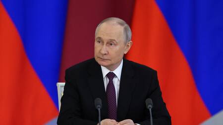 Vladímir Putin, presidente de Rusia. Foto: Reuters/Alexander Kazakov.