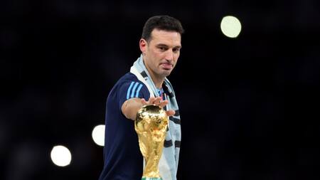 Lionel Scaloni, director técnico. Foto: EFE