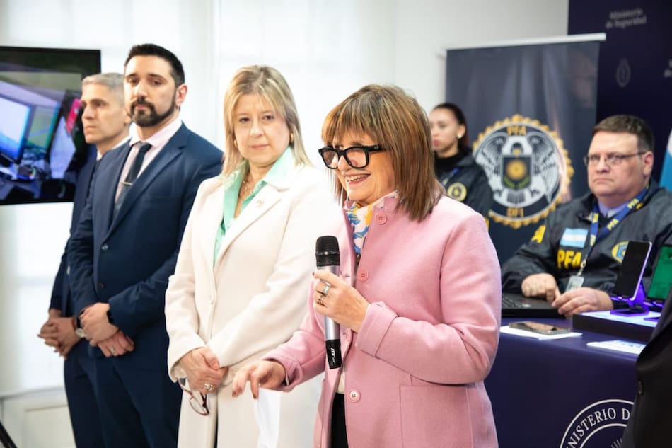 Alejandra Monteoliva y Patricia Bullrich del ministerio de Seguridad