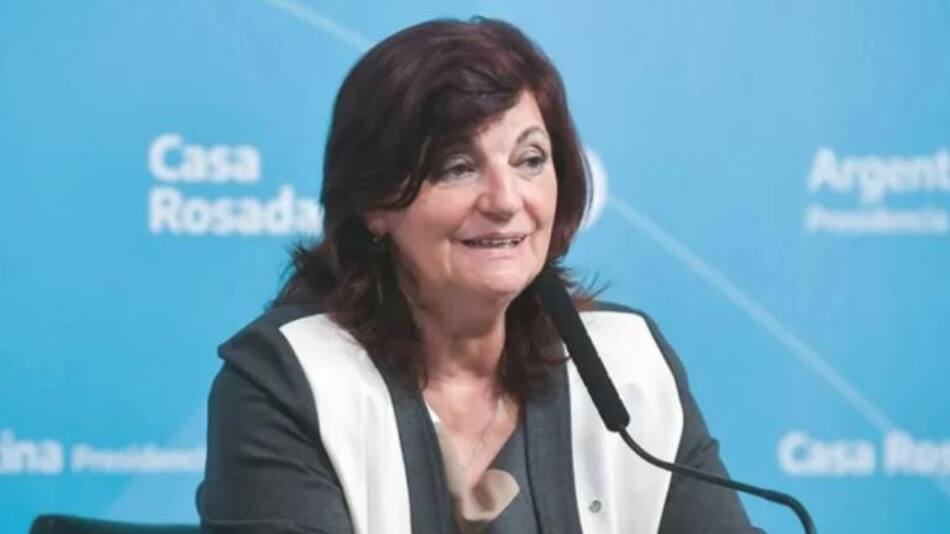 Kelly Olmos, ministra a cargo del Ministerio de Trabajo. Foto: NA.