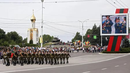 Soldados de Transnistria. Foto: EFE/Stringer.