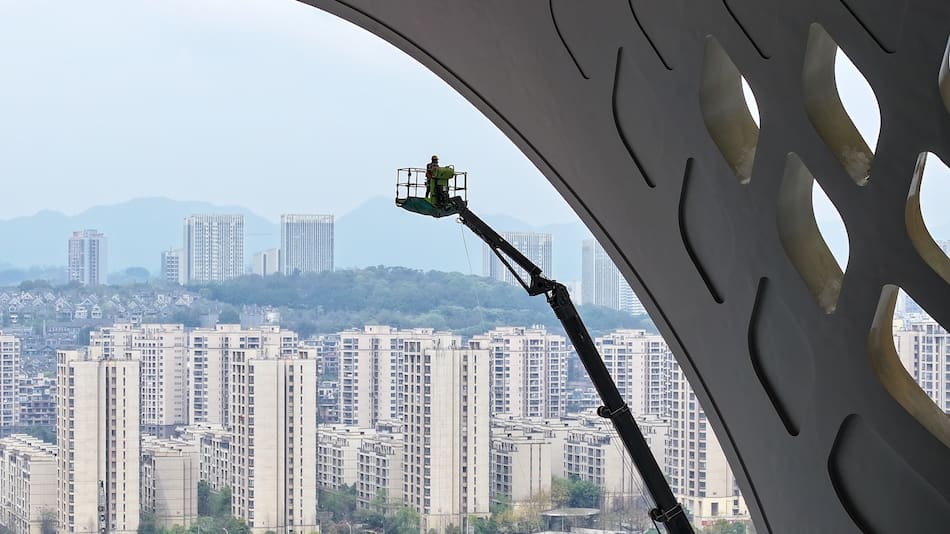 La estación de ferrocarril Chongqing Este, el mayor nudo ferroviario de alta velocidad del oeste de China.