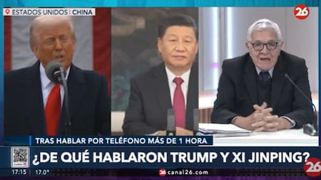 Jorge Castro sobre la comunicación entre Donald Trump y Xi Jinping. Foto: Captura de video.