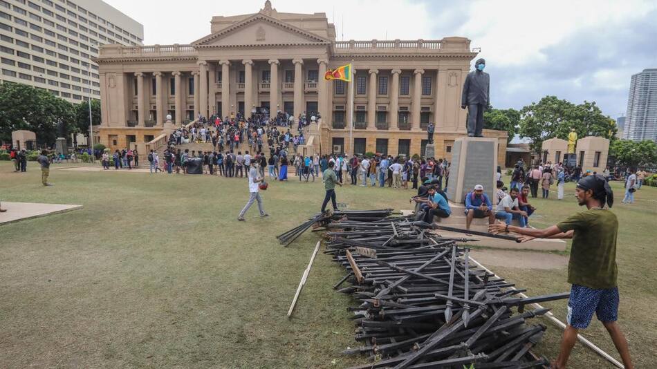 Crisis Social en Sri Lanka. Foto EFE