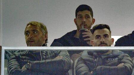 El Chapa Retegui y Carlos Tevez. Foto: @fotobairesarg.