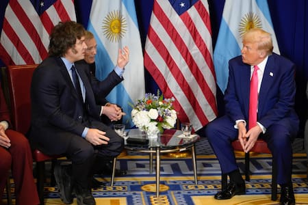 Javier Milei se reunió con Donald Trump. Foto: Presidencia