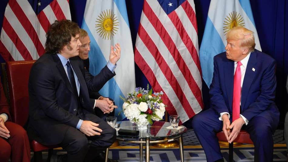 Javier Milei se reunió con Donald Trump. Foto: Presidencia