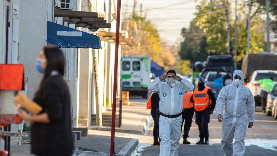 Controles de coronavirus en Villa Azul, AGENCIA NA