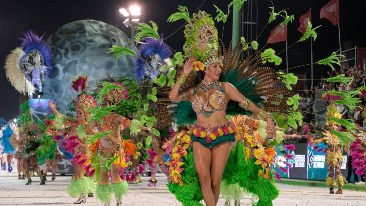 Carnaval de Corrientes 2023. Foto: Télam.