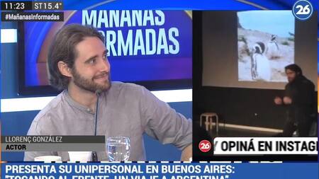 Llorenç González en Canal 26