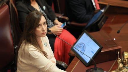 Victoria Villarruel, Senado de la Nación. Foto: NA