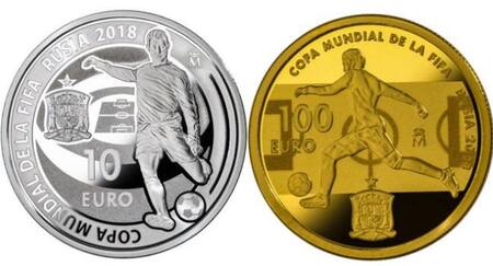 Monedas del Mundial de Rusia en España