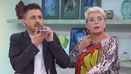 El momento en el que quisieron estafar a Carmen Barbieri. Foto: captura.