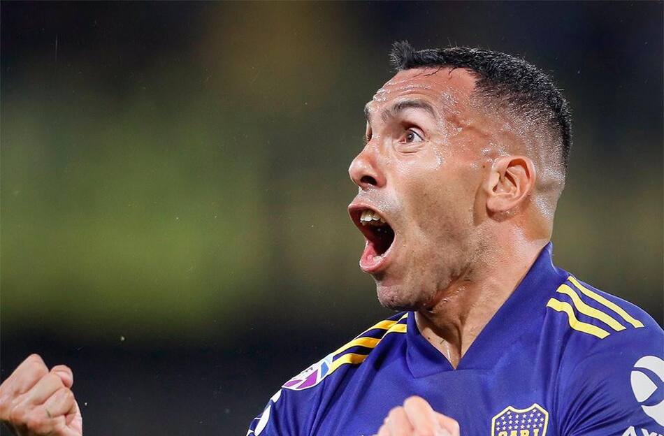 Carlos Tevez, Boca Juniors, festejo de gol, FotoTwitter Boca